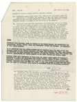 Moe Howard Signed Agreement From January 1963 for The Three Stooges to Appear on ''The Ed Sullivan Show'' -- Also Initialed Several Times by Moe -- 6pp. Measures 8.5'' x 11'', Plus Rider -- Very Good